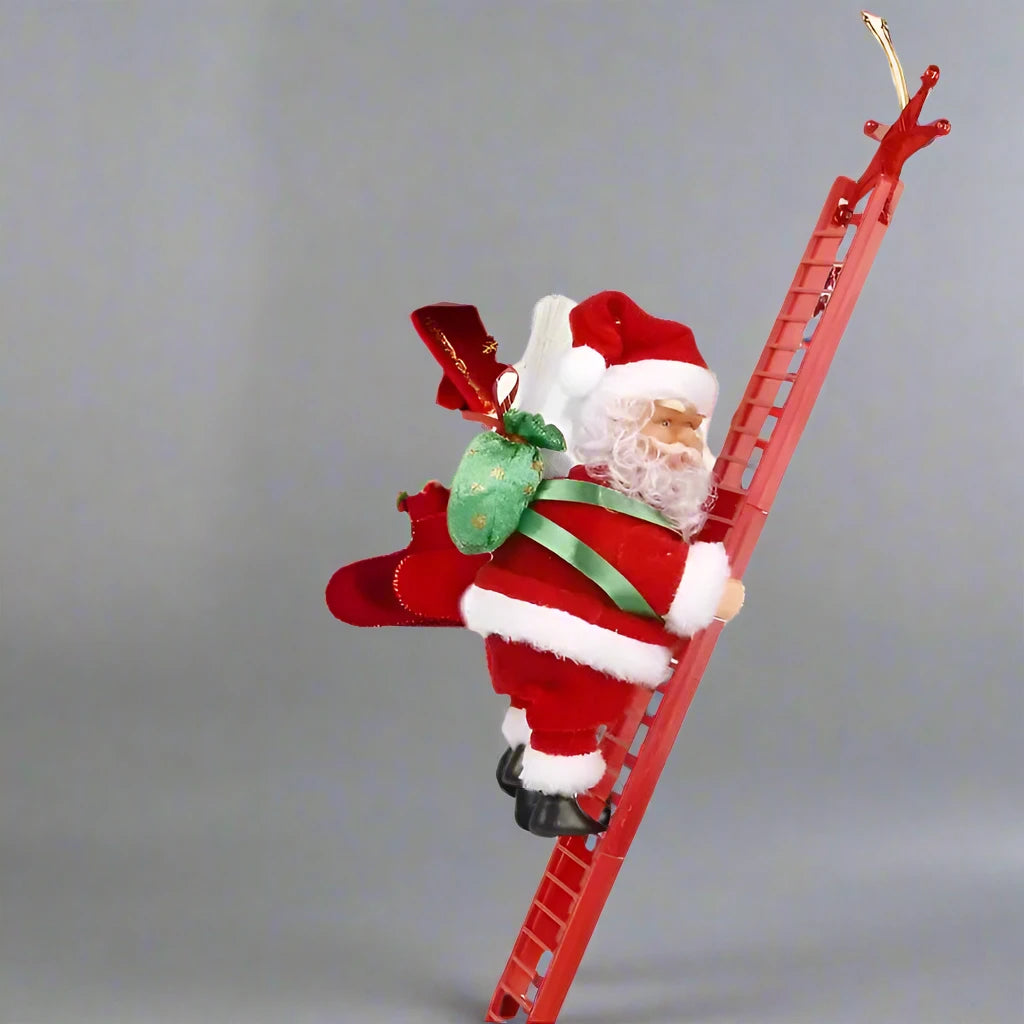 Electric Climbing Santa Doll