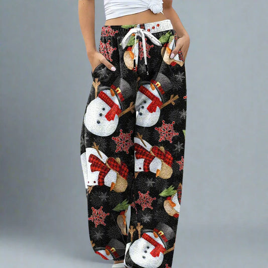 Christmas Drawstring Pants