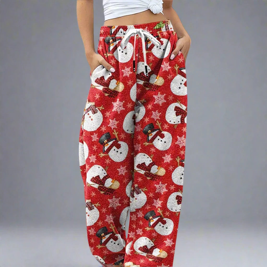 Christmas Drawstring Pants